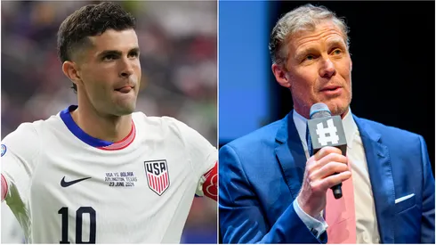 Christian Pulisic (left) and Alexi Lalas (right)