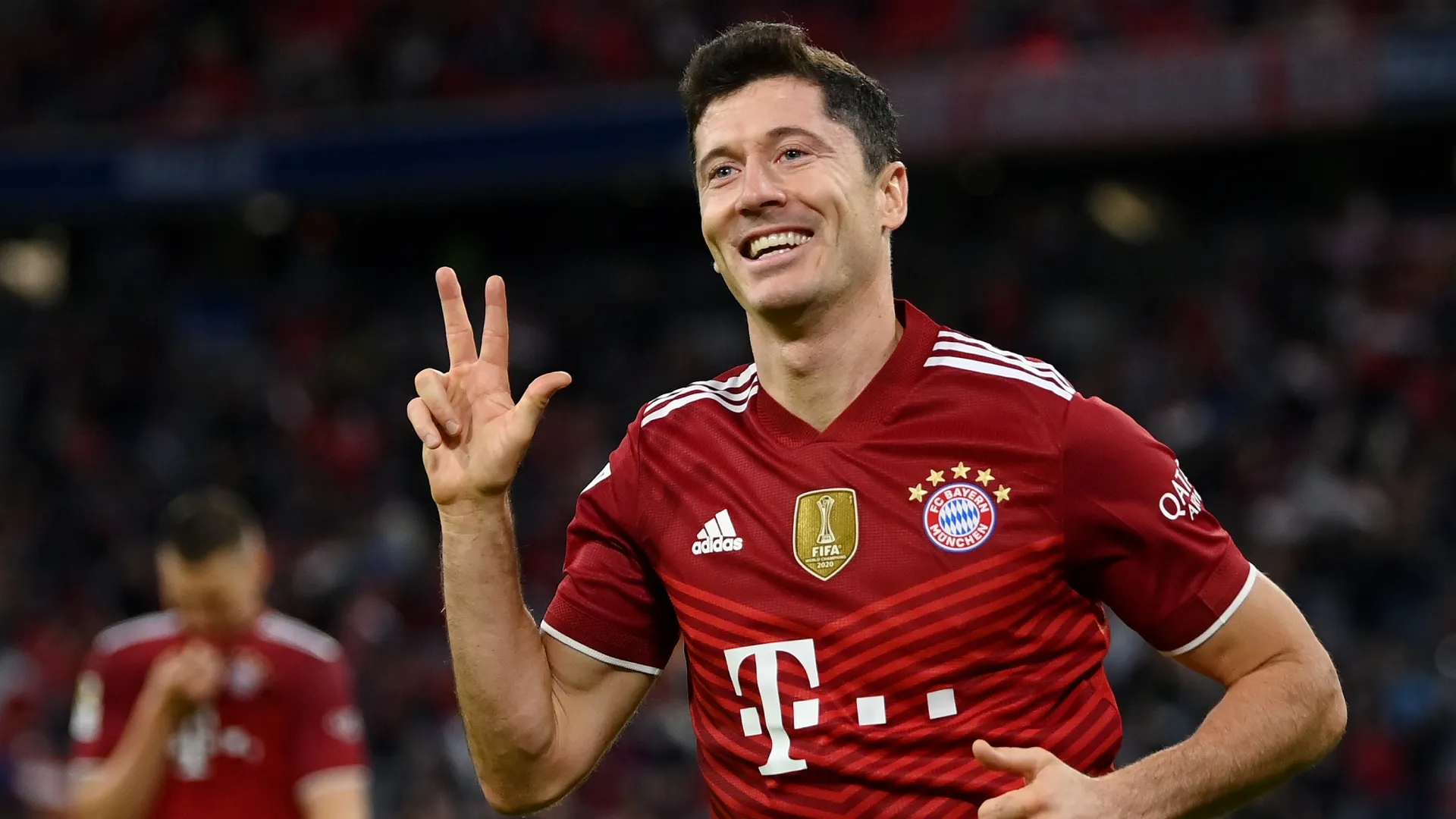 Robert Lewandowski of FC Bayern Muenchen.
