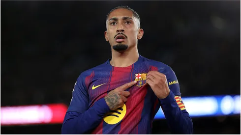 Raphinha of FC Barcelona.