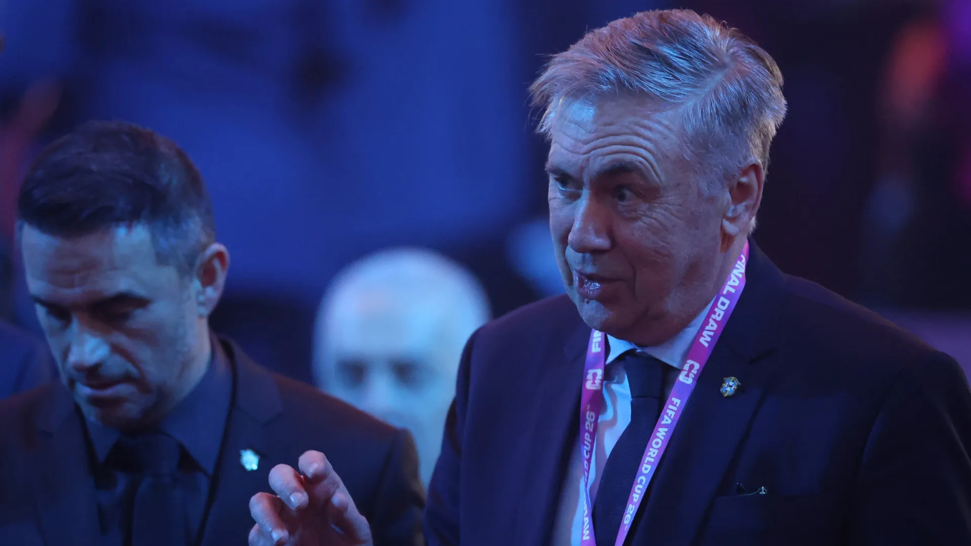 Carlo Ancelotti, Head Coach of Brazil, during the FIFA World Cup 2026 Official Draw.