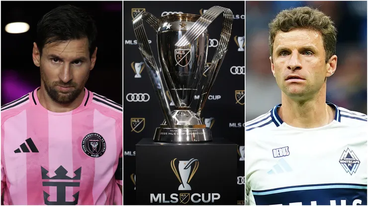 Lionel Messi (left) and Thomas Muller (right)