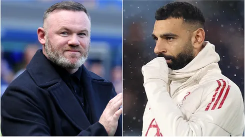 Premier League legend Wayne Rooney and Mohamed Salah of Liverpool.
