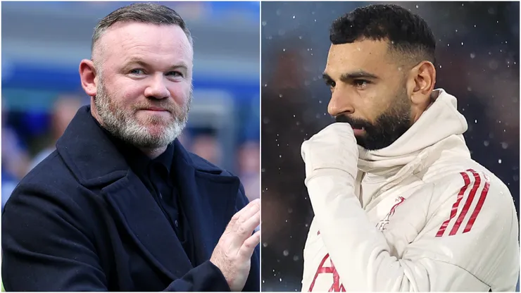 Premier League legend Wayne Rooney and Mohamed Salah of Liverpool.