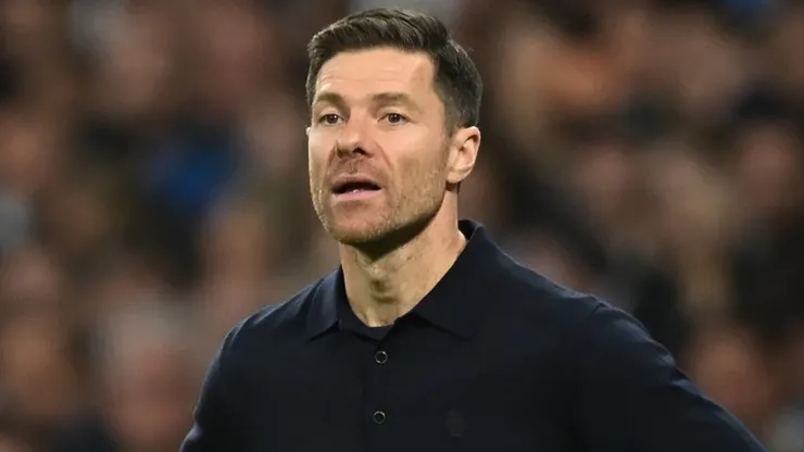 Xabi Alonso, Head Coach of Real Madrid, reacts during the LaLiga EA Sports match.