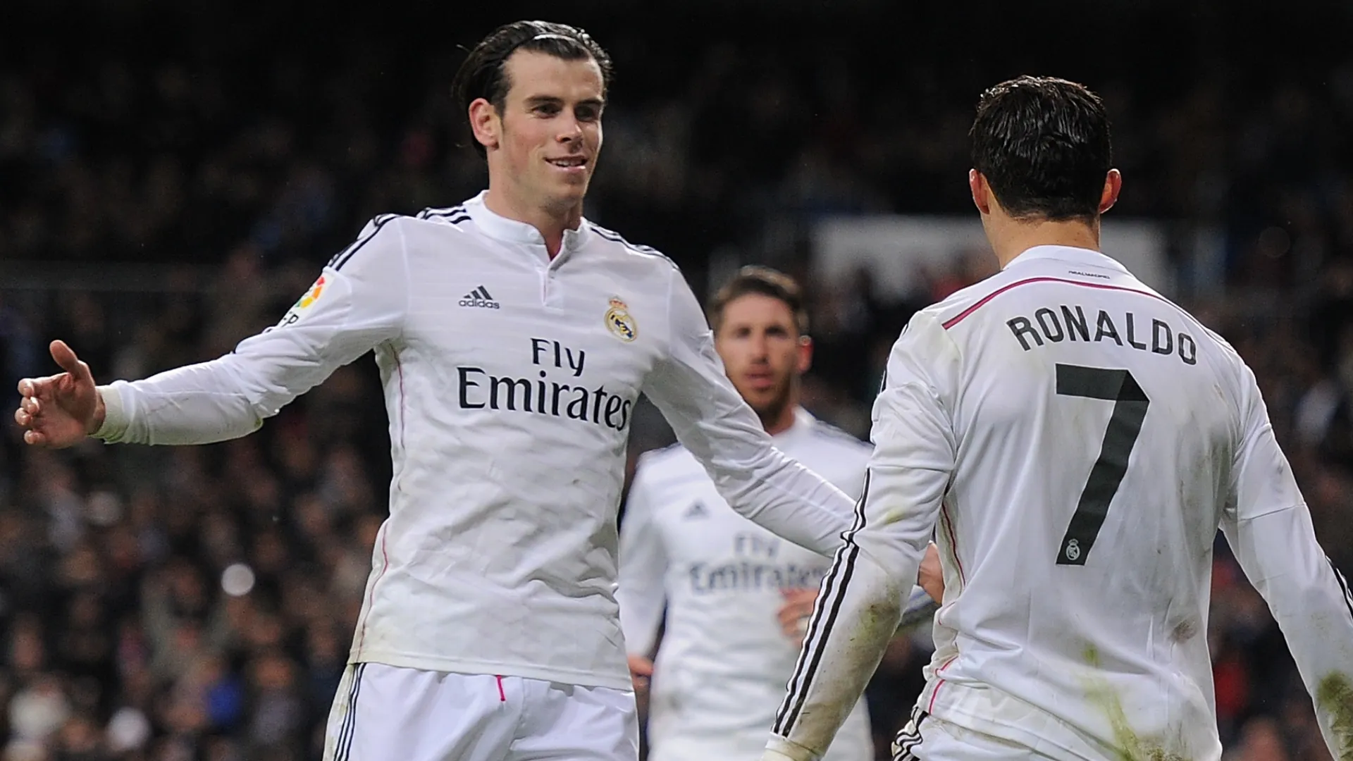 Real Madrid's Gareth Bale and Cristiano Ronaldo