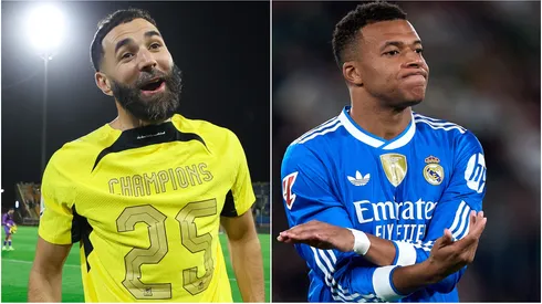 Karim Benzema and Kylian Mbappe.