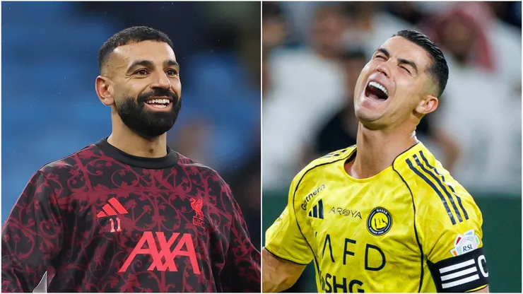 Mohamed Salah and Cristiano Ronaldo.