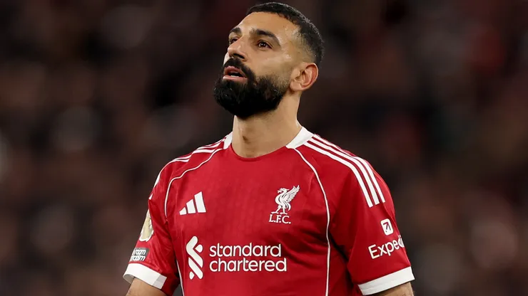 Mohamed Salah of Liverpool during the Premier League match.