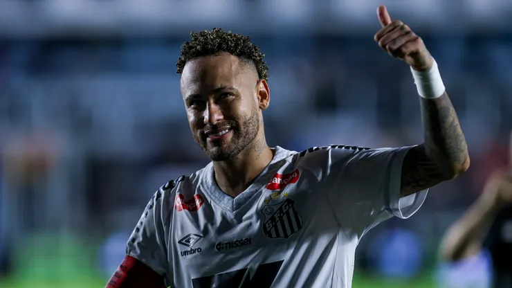 Neymar Junior of Santos.