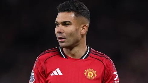 Casemiro of Manchester United during the Premier League match.