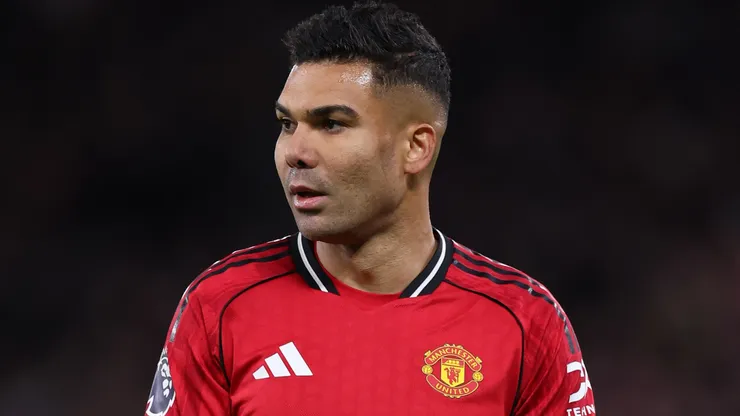 Casemiro of Manchester United during the Premier League match.