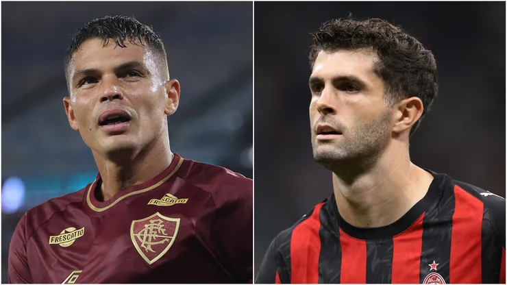Thiago Silva (left) and Christian Pulisic (right)