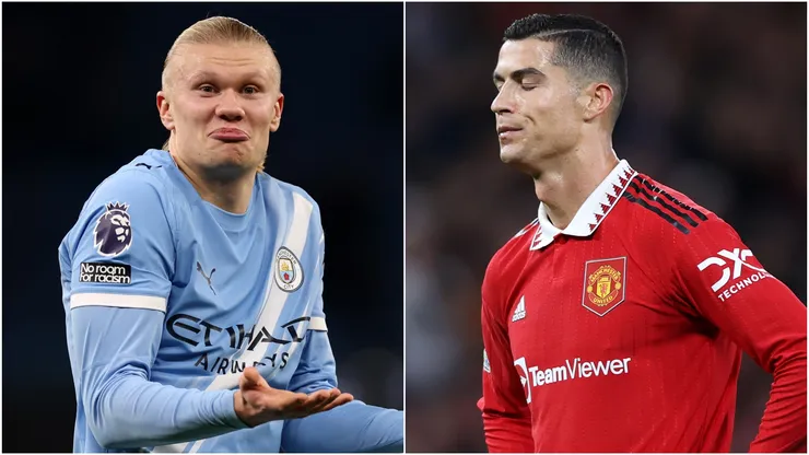 Erling Haaland and Cristiano Ronaldo.