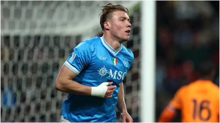Rasmus Hojlund of SSC Napoli