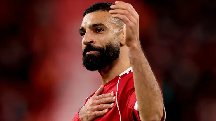 Mohamed Salah of Liverpool during the Premier League match.