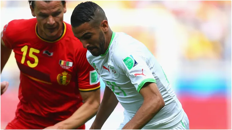 Riyad Mahrez of Algeria