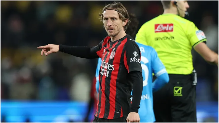 Luka Modric of AC Milan