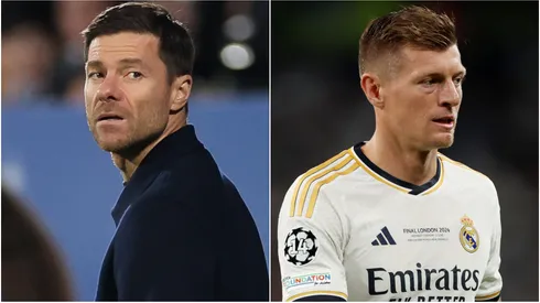 Real Madrid's Xabi Alonso and Toni Kroos.