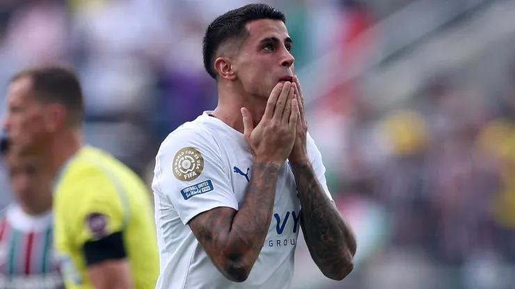 Joao Cancelo #20 of Al Hilal reacts in the FIFA Club World Cup 2025.