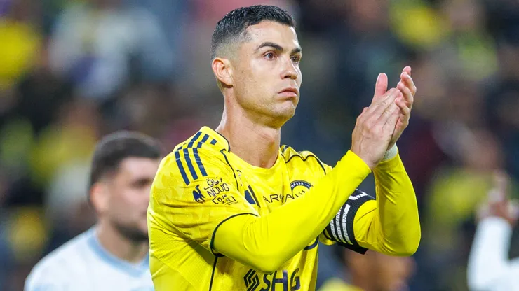 Cristiano Ronaldo of Al-Nassr FC during the Saudi Pro League match.
