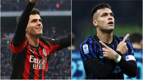 Christian Pulisic (left) and Lautaro Martinez (right)