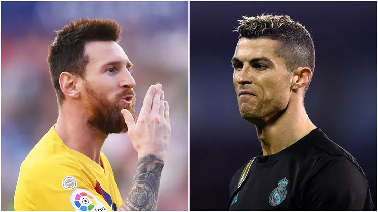 Lionel Messi and Cristiano Ronaldo.