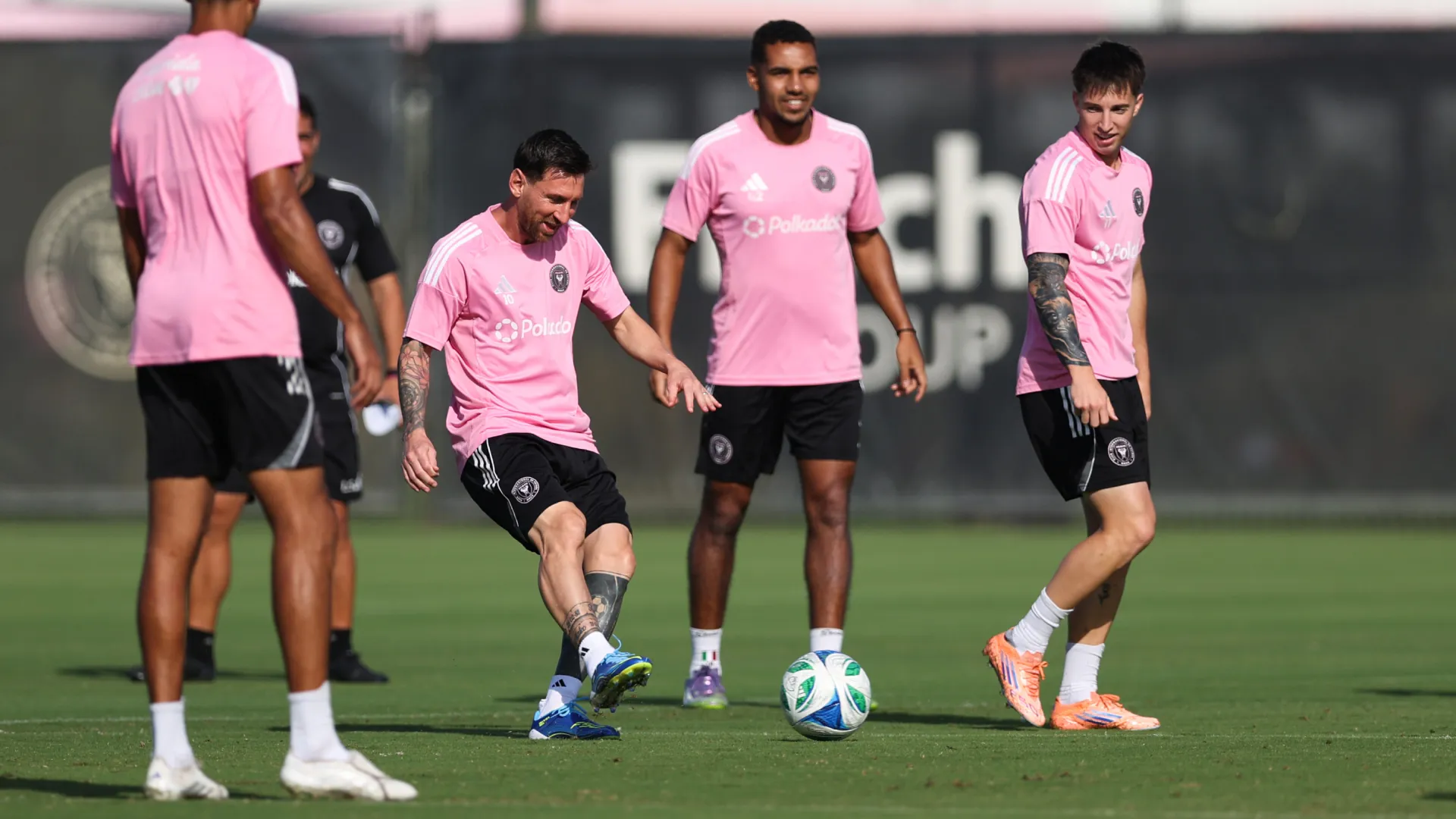 messi training