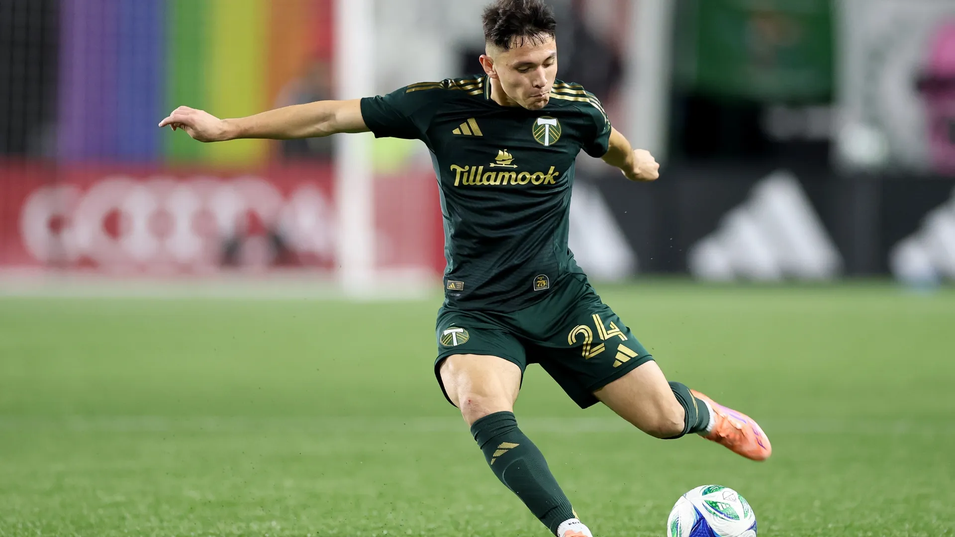 David Ayala playing for Portland Timbers.