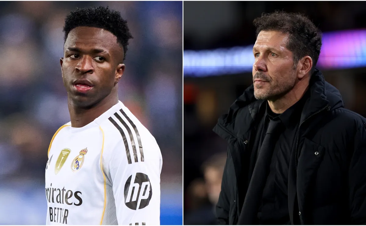 Diego Simeone caught on camera taunting Vinícius Jr. during Madrid derby:  'Florentino's going to kick you out' - World Soccer Talk