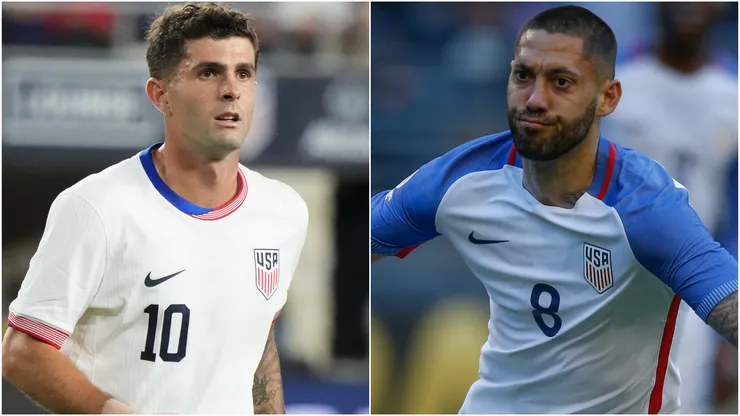 Christian Pulisic (left) and Clint Dempsey (right)
