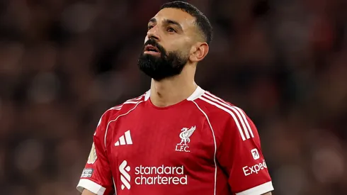 Mohamed Salah of Liverpool during the Premier League match.