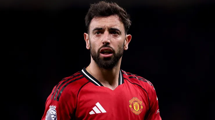 Bruno Fernandes of Manchester United during the Premier League match.
