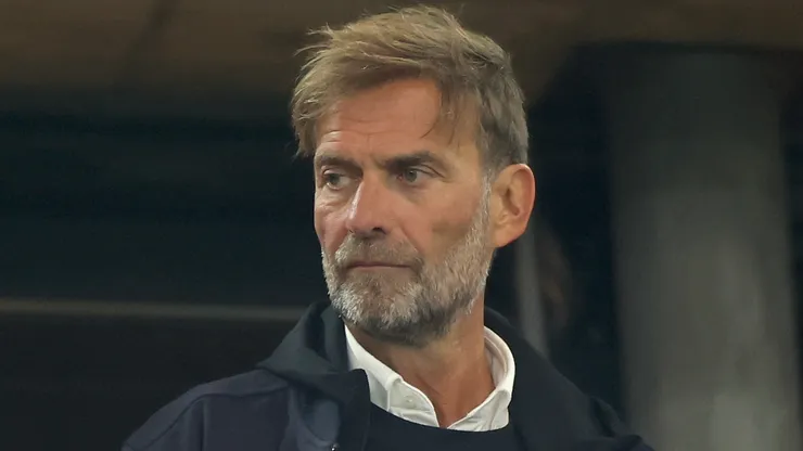 Jurgen Klopp, Global Head of Soccer Red Bull group, is looking on.
