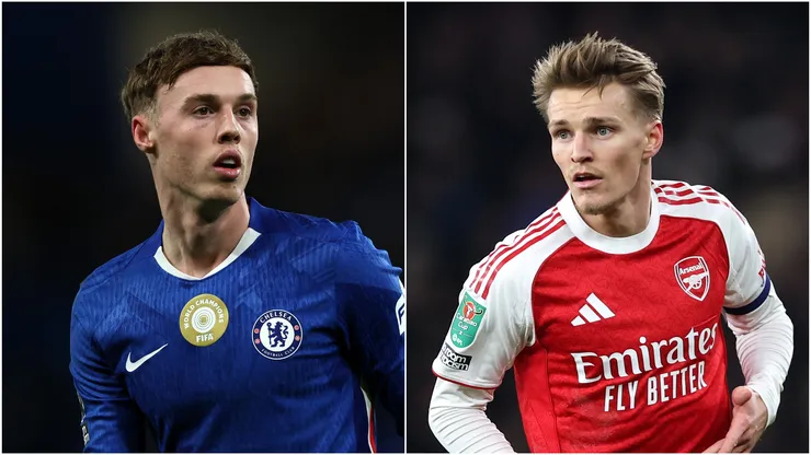 Cole Palmer of Chelsea and Martin Odegaard of Arsenal.
