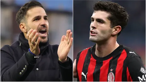 Christian Pulisic (left) and Cesc Fabregas (right)