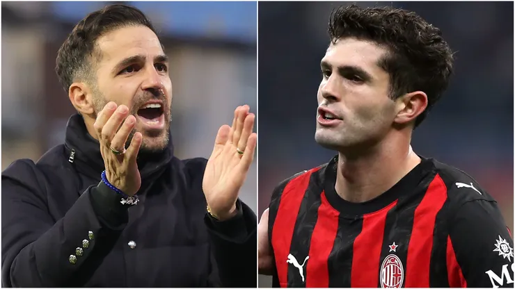 Christian Pulisic (left) and Cesc Fabregas (right)
