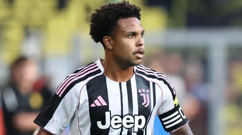 Weston McKennie of Juventus Turin runs with the ball.