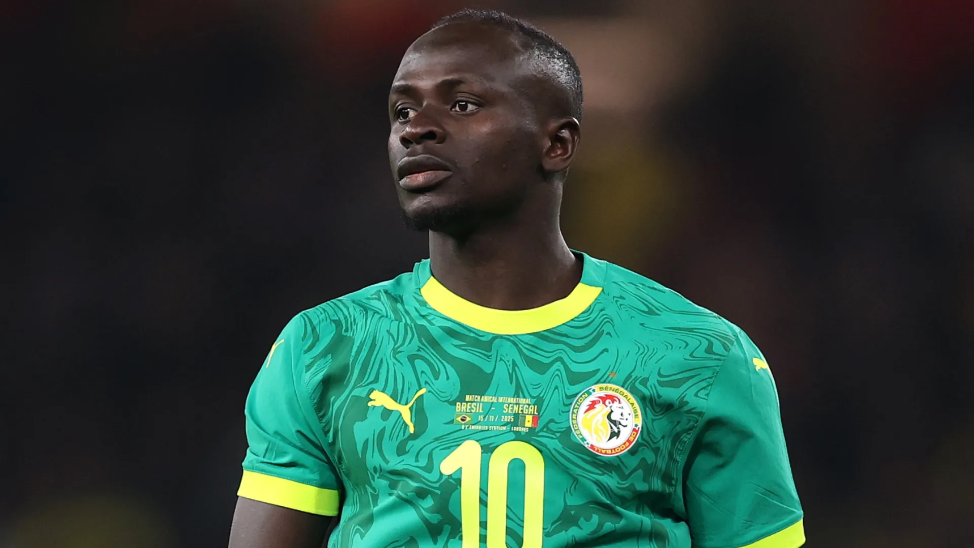 Sadio Mane of Senegal.