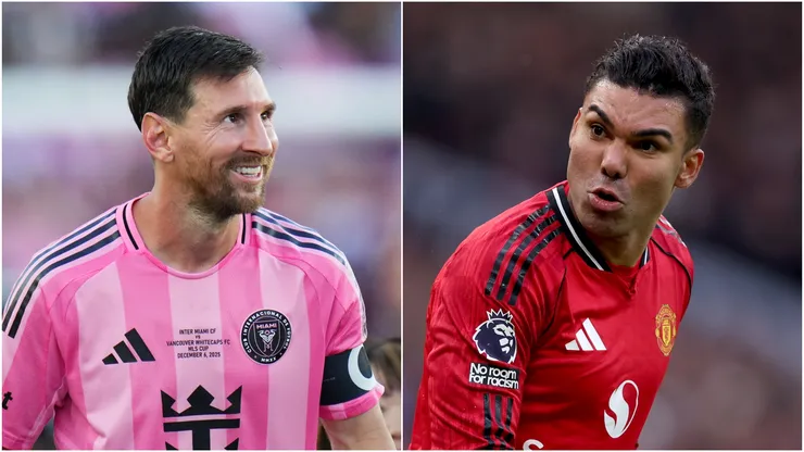 Casemiro and Lionel Messi.
