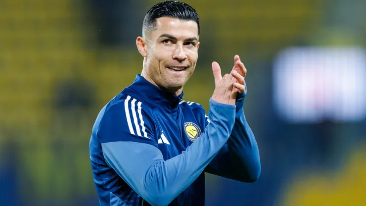 Cristiano Ronaldo of team Al-Nassr FC during the Saudi Pro League game.