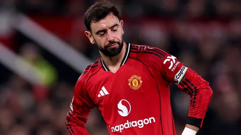 Bruno Fernandes of Manchester United during the Premier League match.