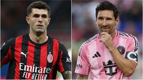 Christian Pulisic (left) and Lionel Messi (right)