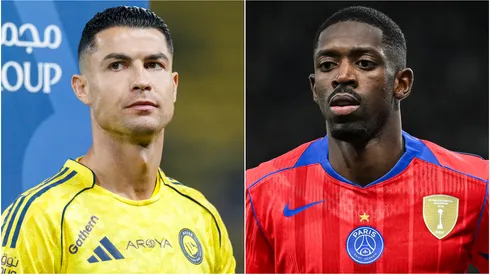 Cristiano Ronaldo (left) and Ousmane Dembele (right)