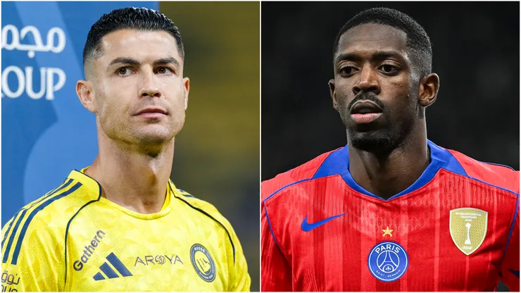 Cristiano Ronaldo (left) and Ousmane Dembele (right)