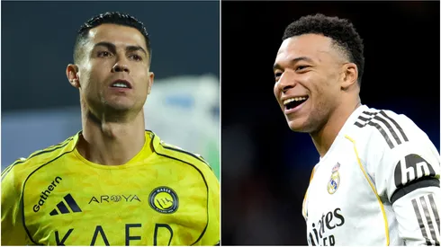 Cristiano Ronaldo of Al Nassr and Kylian Mbappe of Real Madrid.