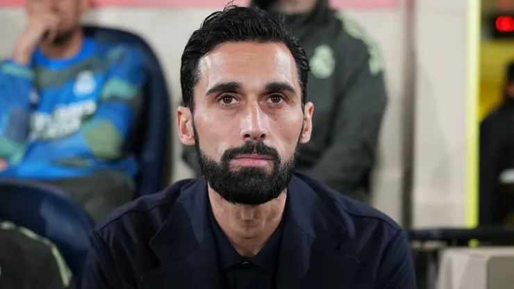 Alvaro Arbeloa, Head Coach of Real Madrid, looks on prior to the LaLiga EA Sports match.
