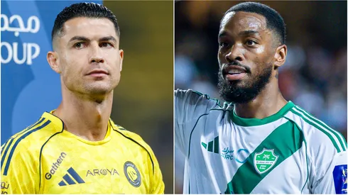 Cristiano Ronaldo of Al-Nassr and Ivan Toney of Al Ahli.