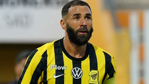 Karim Benzema of Al-Ittihad during the Pre-Season Friendly match.