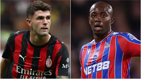 Christian Pulisic of AC Milan and Jean-Philippe Mateta of Crystal Palace.