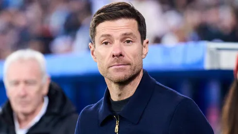 Xabi Alonso, Head Coach of Real Madrid, looks on prior to the LaLiga EA Sports match.